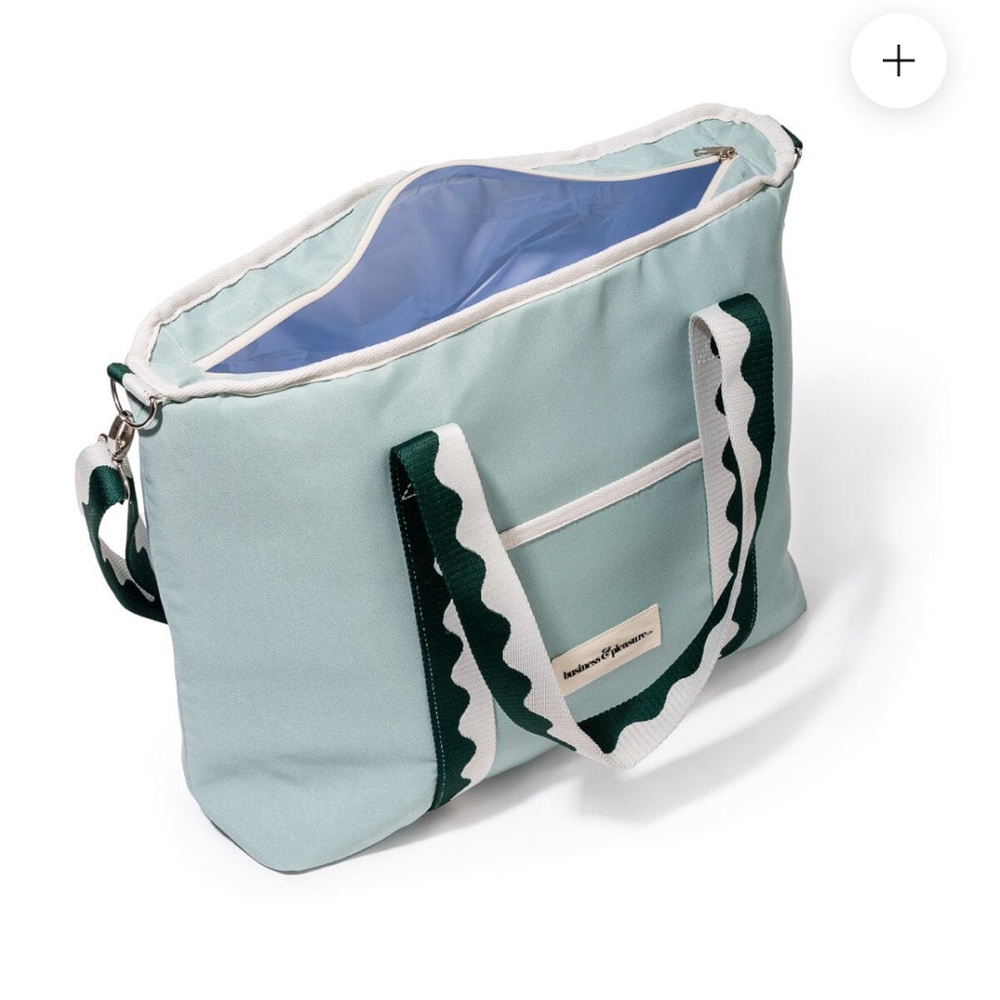 🆕BUSINESS & PLEASURE CO. Cooler Tote Bag in Rivie Green - Picture 6 of 12